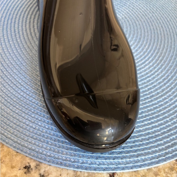 UGG Raana Waterproof Glossy Black Rain Boots 7 - Picture 8 of 13